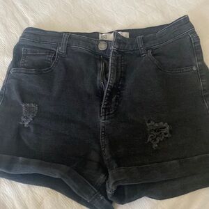 RSQ Jean Black Shorts